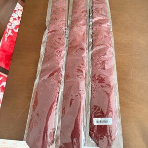 The Tie Bar Rust Floral Skinny Scarf